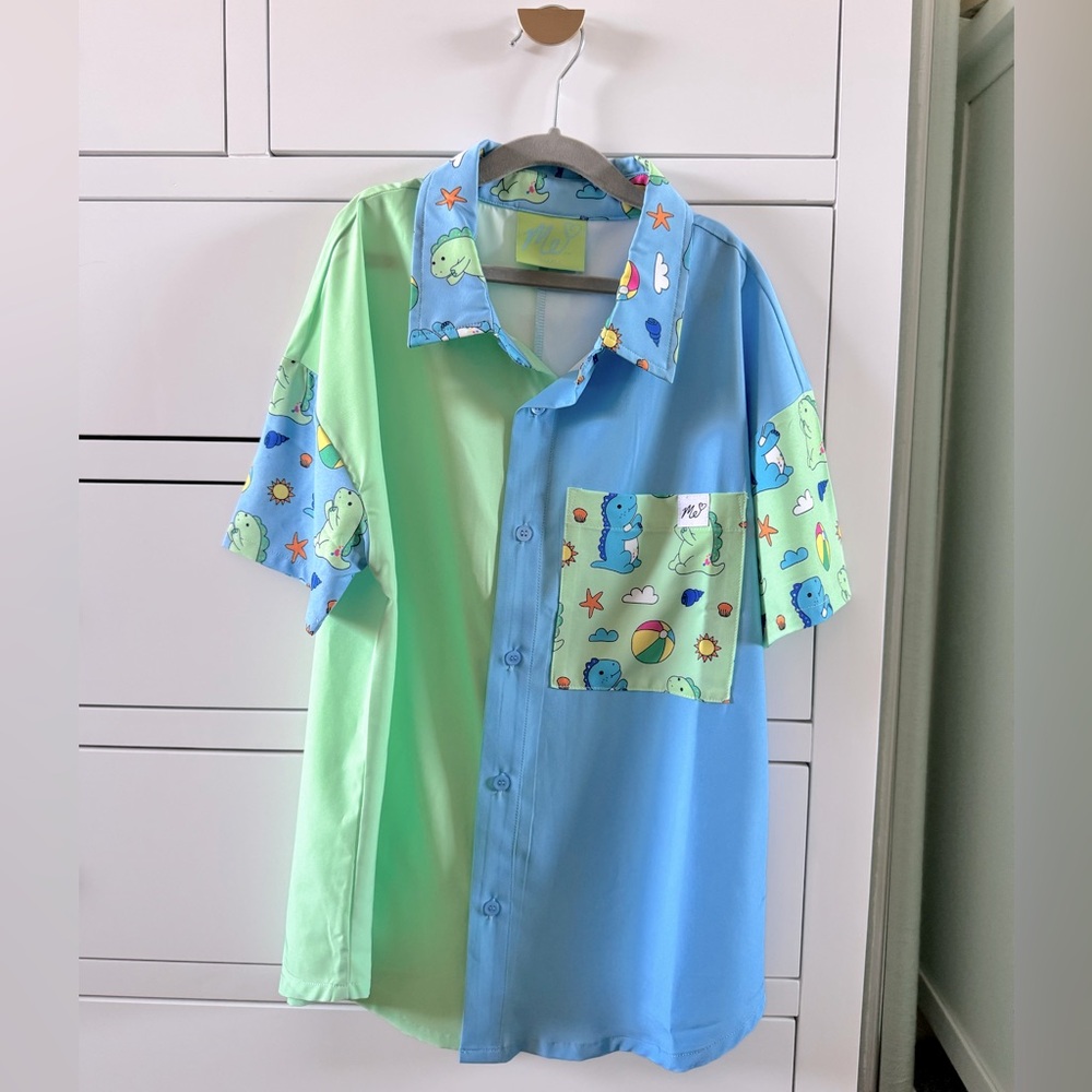 Moriah Elizabeth Pickle and Derp Swimsuit Cover-up Youth Small